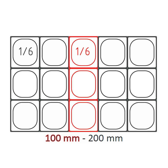 Vaiotec Topline Saladette / 2-fach mit Türen, Glasaufsatz schräg, GN 1/6, 925 x 700 mm, Bild 2