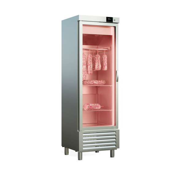 Vaiotec Topline Reifeschrank Dry-Aging, Edelstahl, Abtropfen und Trocknen, LED, 505 Liter, 680 x 735 mm