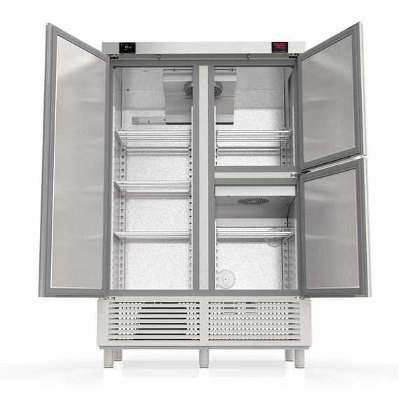 Vaiotec Topline Reifeschrank Dry-Aging 2 Zonen, Edelstahl, Abtropfen und Trocknen, 956 + 245 Liter, 1370 x 735 mm, Bild 2
