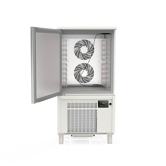 Vaiotec Topline Schockfroster Edelstahl, für 10x GN1/1 (40 mm) oder 10x EN 60x40, 800 x 800 mm, Bild 2