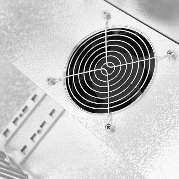 Vaiotec Barkühlschrank schwarz / 2 Glasschiebetüren, Höhe 900 mm, 900 x 520 mm, Bild 6