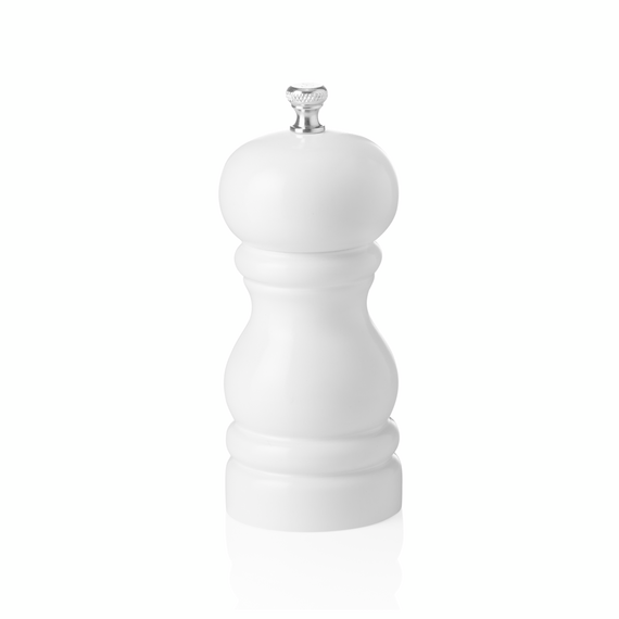 Was Germany Salzmühle mit Keramikmahlwerk CLASSIC MILL, Höhe 11 cm, weiß glänzend, Holz