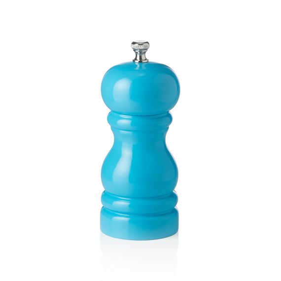 Was Germany Pfeffermühle mit Keramikmahlwerk CLASSIC MILL, Höhe 11 cm, türkis glänzend, Holz