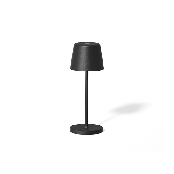 Yuyu LED Tischleuchte, Höhe 20,8 cm, Ø 7,6 cm, schwarz matt