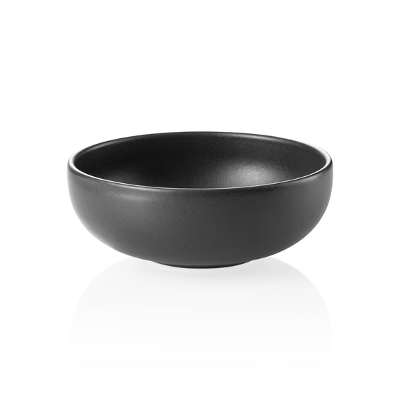 Rockzzero Schale Set, tief, Ø 12 cm, 0,2 ltr., midnight, Set á 6 Stück, Steinzeug