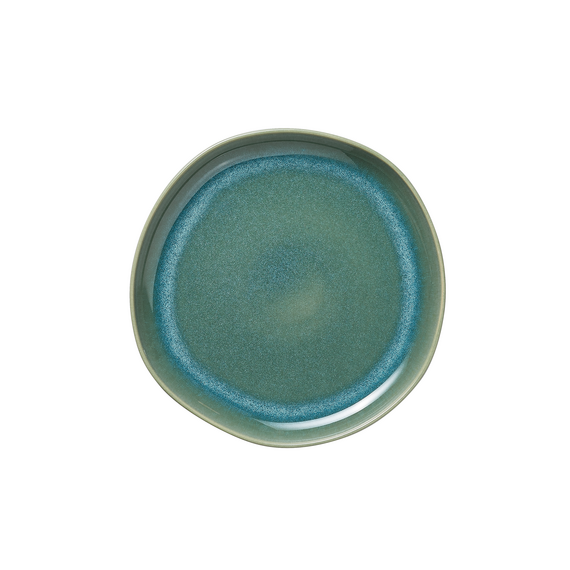 Rockzzero Teller Set, flach, Ø 22 cm, myrtle green, Set á 6 Stück, Steinzeug