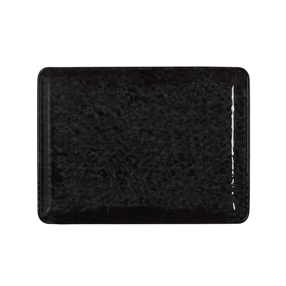 Was Germany Teller Set VIDA NIGHT, flach, 23 x 17 cm, night, Set á 6 Stück, Porzellan