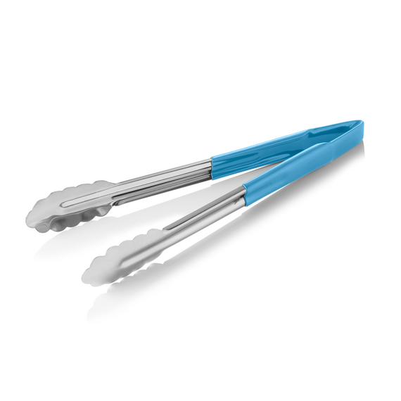 Was Germany HACCP Universalzange HACCP TONGS, 30 cm, blau Chromstahl 18/0