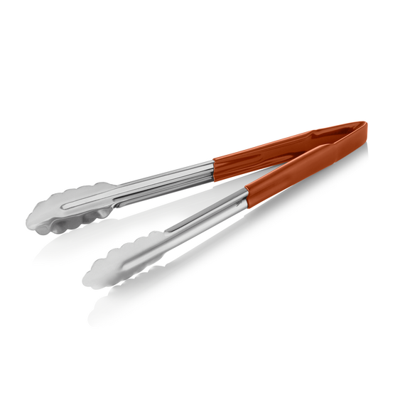 Was Germany HACCP Universalzange HACCP TONGS, 30 cm, orange, Chromstahl 18/0