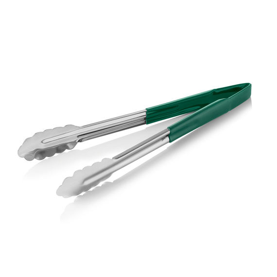 Was Germany HACCP Universalzange HACCP TONGS, 30 cm, grün Chromstahl 18/0
