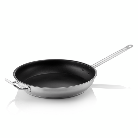 Chefproof Pfanne mit Antihaft-Beschichtung, Ø 32 cm, Chromnickelstahl 18/10