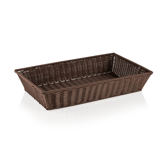 Weaver Pro GN Korb 1/1 GN Körbe, braun, Polypropylen, Chromnickelstahl 18/10