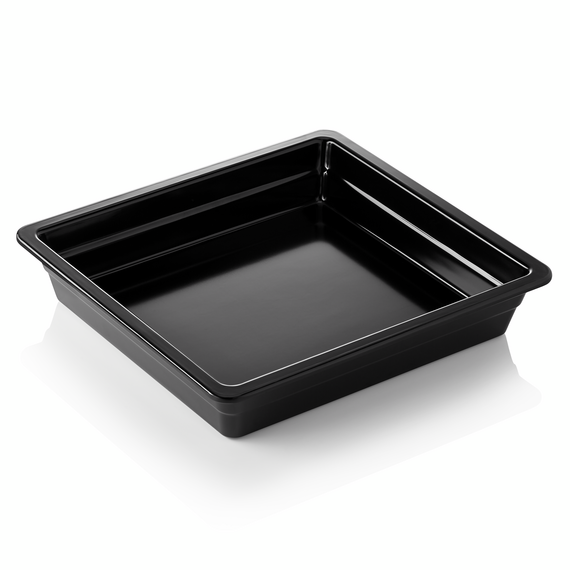 Was Germany GN Behälter GN 65 BLACK 2/3-065 mm, schwarz, Melamin