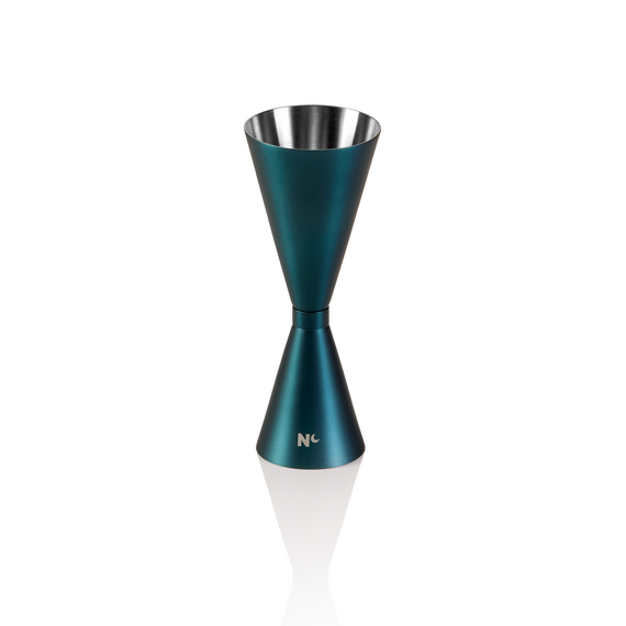 Nocturn Slim Jigger, 3/6 cl, Ø 5 cm, Höhe 13 cm, blau matt, Chromnickelstahl 18/8