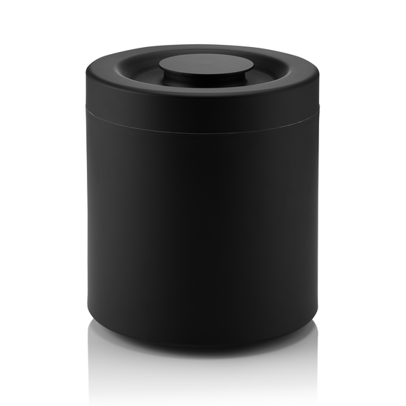 Nocturn Eisbox, Ø 18,5 cm, Höhe 21 cm, schwarz matt, Aluminium, Polystyrol