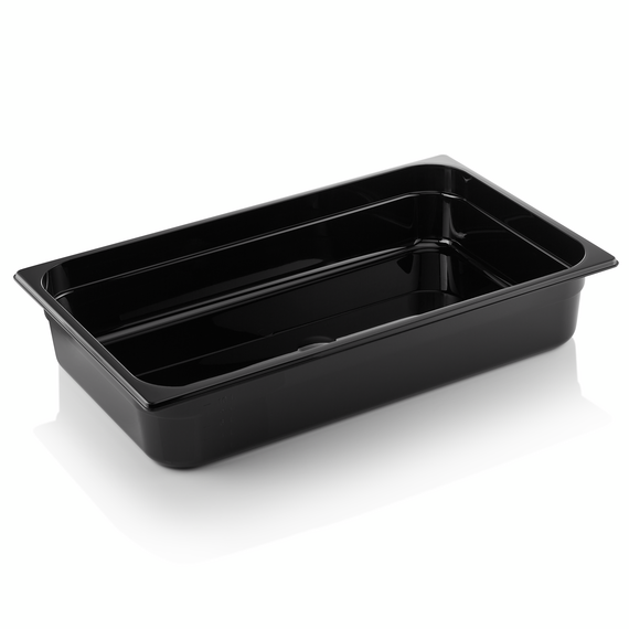 Was Germany GN Behälter GN 96 BLACK 1/1-100 mm, schwarz, Polycarbonat