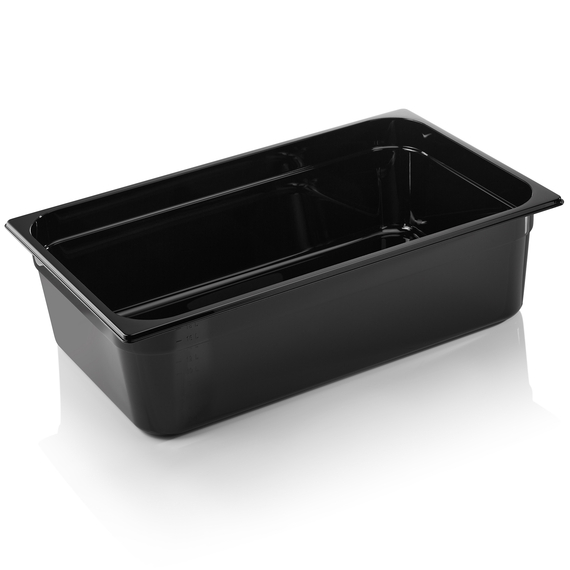 Was Germany GN Behälter GN 96 BLACK 1/1-150 mm, schwarz, Polycarbonat