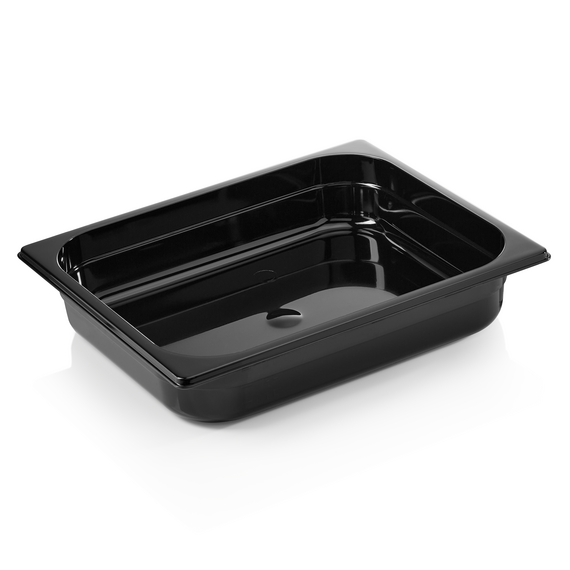 Was Germany GN Behälter GN 96 BLACK 1/2-065 mm, schwarz, Polycarbonat