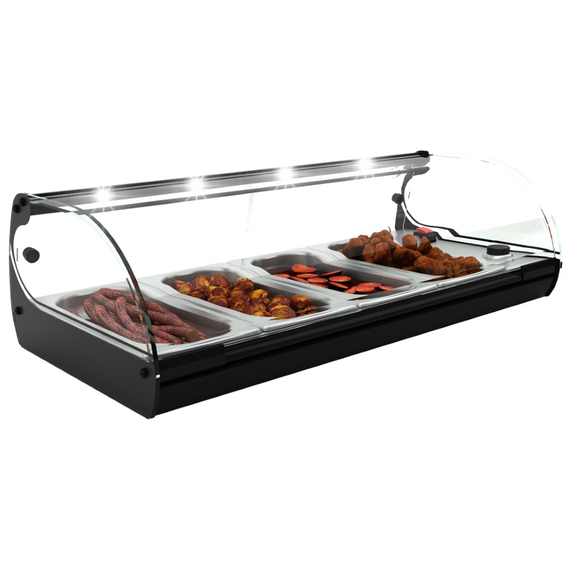 Neumärker Warmhaltevitrine Cristal 4 4x GN 1/3 x 40 mm