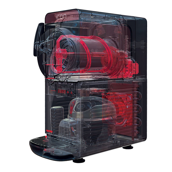 Ugolini Granitor® ICON 11/2 EASY Slush-Eismaschine Schwarz, Farbe: Schwarz, Ausführung: ICON 11/2 EASY, Bild 2