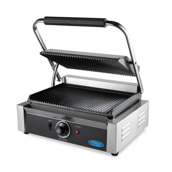 Maxima Gastro Kontaktgrill - Gerillt - Einzelgrillplatte - 33,5 cm, Bild 6