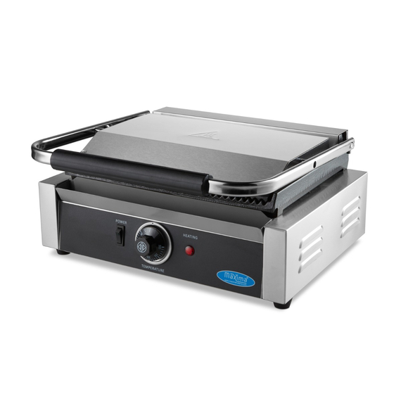Maxima Gastro Kontaktgrill - Gerillt - Einzelgrillplatte - 33,5 cm, Bild 7