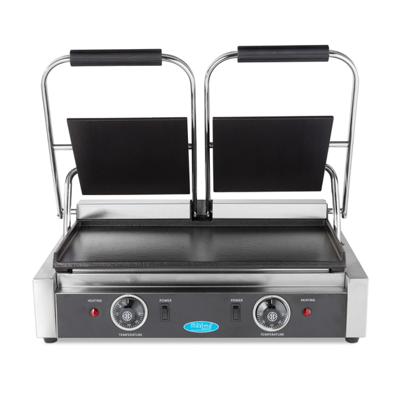 Maxima Gastro Kontaktgrill - Glatte - Doppelgrillplatte - 2 x 22 cm, Bild 9