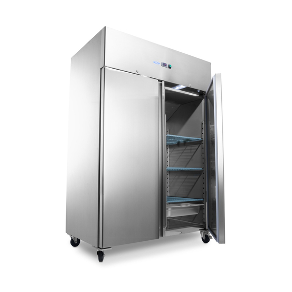 Maxima Gastro Gefrierschrank - 1200 l - 6 Einstellbare Regale (2/1 GN) - auf Rädern - inkl. Regale, Bild 2