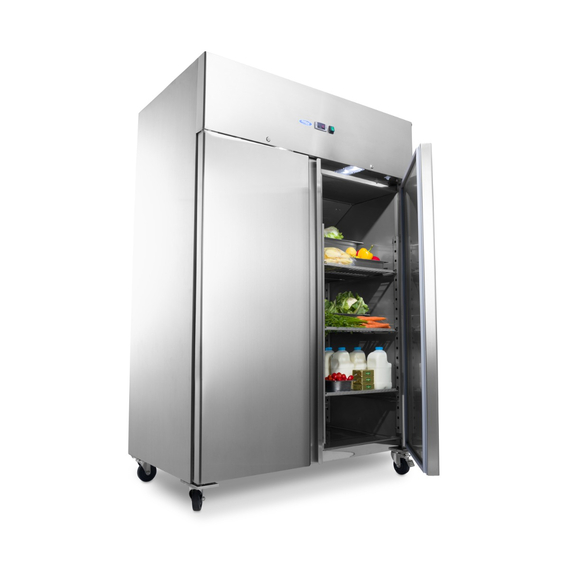 Maxima Gastro Kühlschrank - 1200 l - 6 Einstellbare Regale (2/1 GN) - auf Rädern - inkl. Regale, Bild 5