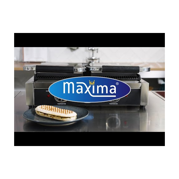 Maxima Gastro Kontaktgrill - Glatte - Doppelgrillplatte - 2 x 22 cm, Bild 12