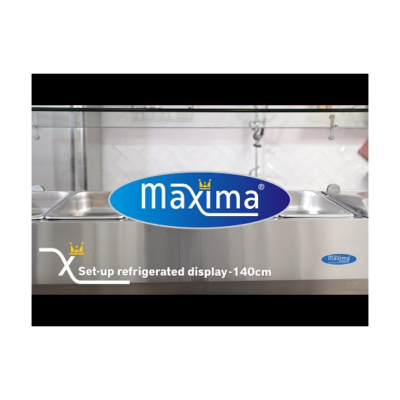 Maxima Gastro Aufsatzkühlvitrine - 180 cm - Passt 8 x 1/3 GN, Bild 7