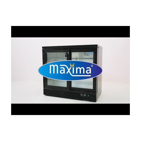 Maxima Gastro Getränke Kühlschrank - 3 Schiebetüren - 6 verstellbare Regale, Bild 7