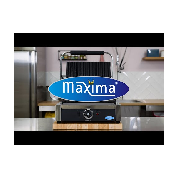 Maxima Gastro Kontaktgrill - Gerillt - Einzelgrillplatte - 33,5 cm, Bild 8