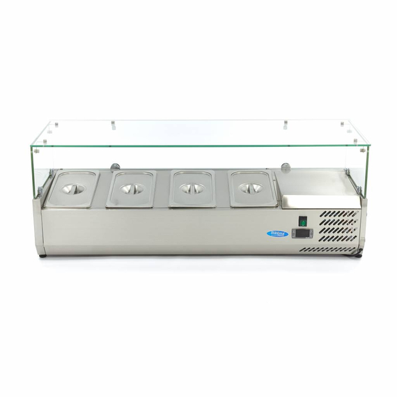 Maxima Gastro Aufsatzkühlvitrine - 120 cm - Passt 4 x 1/3 GN, Bild 2