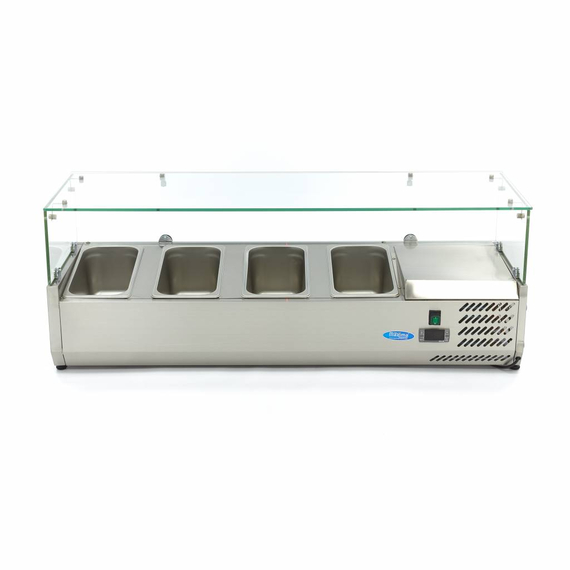 Maxima Gastro Aufsatzkühlvitrine - 120 cm - Passt 4 x 1/3 GN, Bild 6
