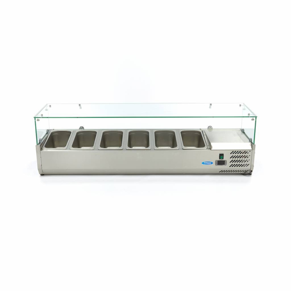 Maxima Gastro Aufsatzkühlvitrine - 150 cm - Passt 6 x 1/3 GN, Bild 6