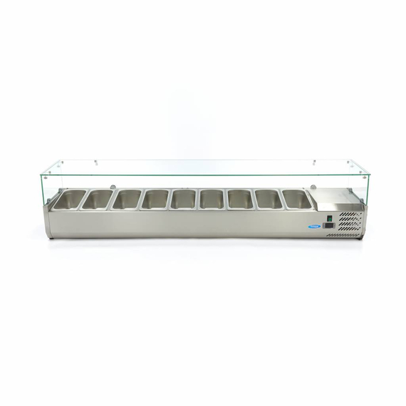 Maxima Gastro Aufsatzkühlvitrine - 200 cm - Passt 9 x 1/3 GN, Bild 6