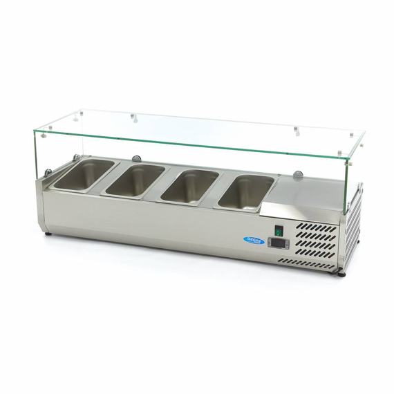 Maxima Gastro Aufsatzkühlvitrine - 120 cm - Passt 4 x 1/3 GN, Bild 5