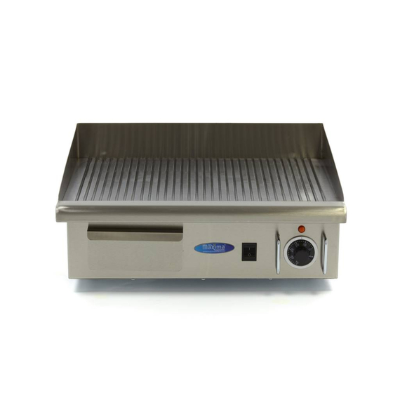 Maxima Gastro Grillplatte - Gerillt - 55 cm - inkl. Tropfschale, Bild 2