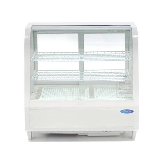 Maxima Gastro Glastürkühlschränke - 100 l - 68 cm - Weiß, Bild 2