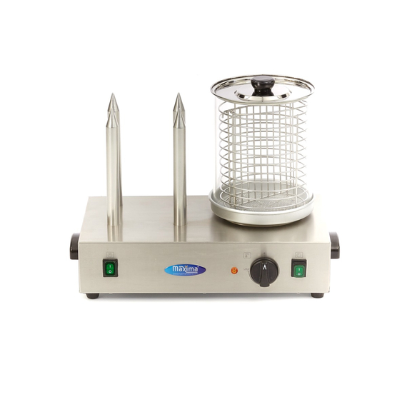 Maxima Gastro Würstchenwärmer - Ø20 x 24 cm - Spülmaschinenfest - mit 4 Spikes, Bild 6