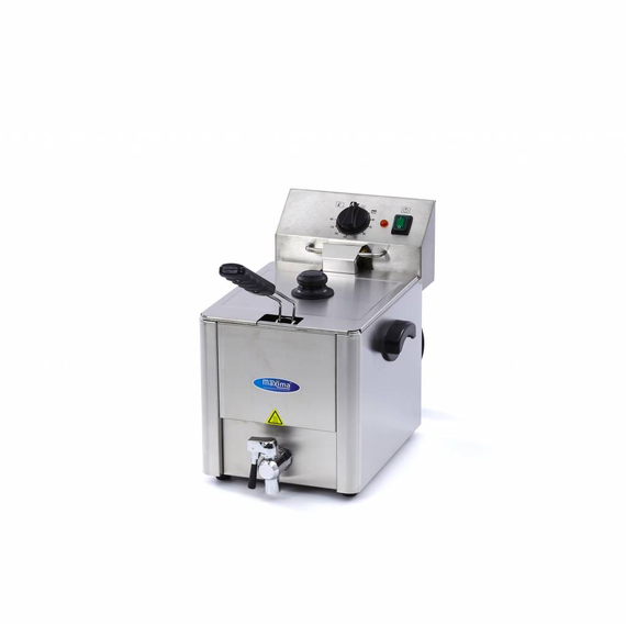 Maxima Gastro Fritteuse - 8 l - 1 Korb - mit Ablasshahn, Bild 3