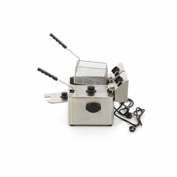 Maxima Gastro Fritteuse - 2 x 4 l - 2 Körbe - Bis zu 2 kg Pommes Frites, Bild 4