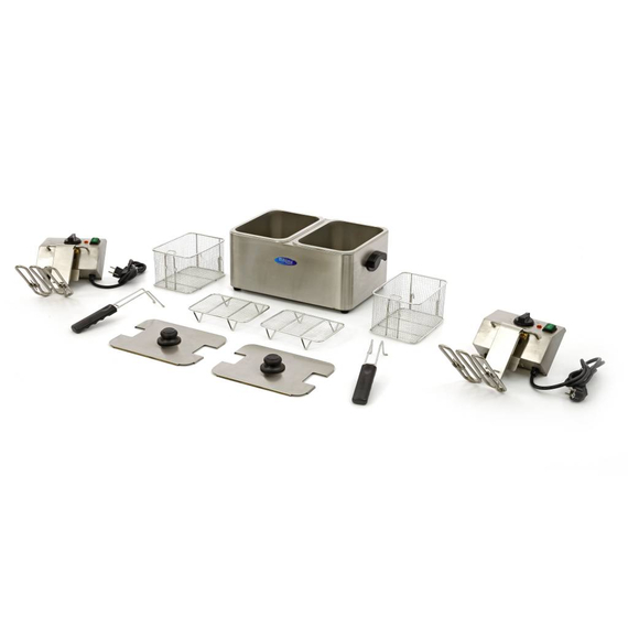 Maxima Gastro Fritteuse - 2 x 4 l - 2 Körbe - Bis zu 2 kg Pommes Frites, Bild 6