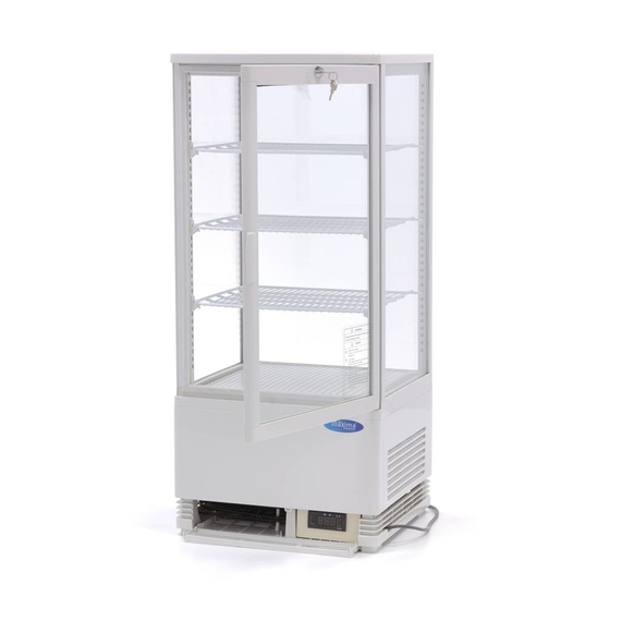 Maxima Gastro Kühlvitrine - 78 l - 43 cm - Weiß, Bild 5