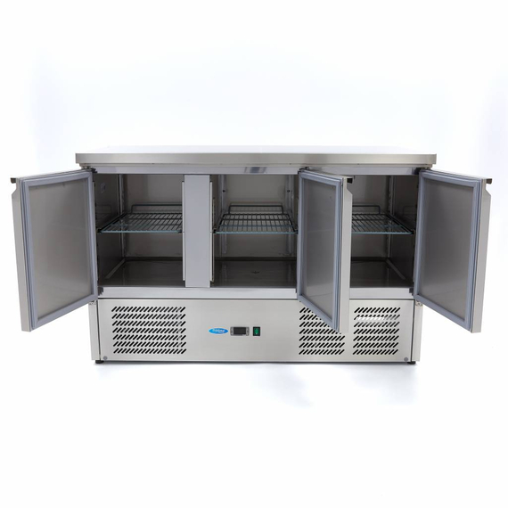 Maxima Gastro Kühltisch - 137 cm - 3 Türen, Bild 3
