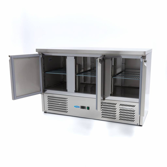 Maxima Gastro Kühltisch - 137 cm - 3 Türen, Bild 5