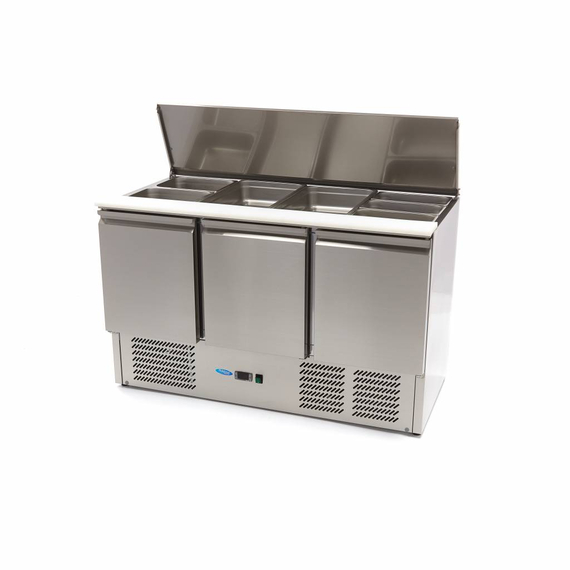 Maxima Gastro Saladette - 400 l - 137 cm - 3 Türen - inkl. Schneidebrett, Bild 2