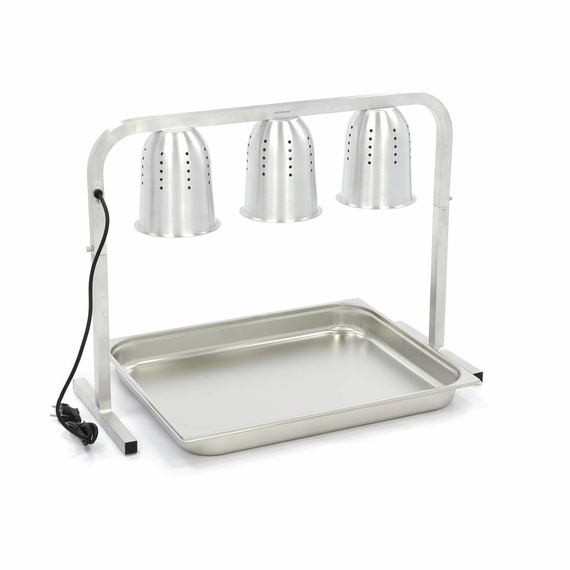 Maxima Gastro Wärmelampe - 3 Lampen - inkl. Lampen und 1 x 2/1 GN -Behälter, Bild 4