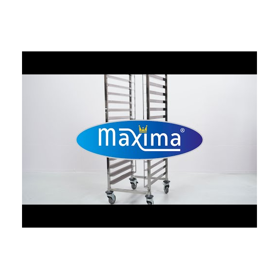 Maxima Gastro Tablettwagen - Bäckerei-Norm - Passt 16 x Tabletts (60 x 40 cm) - exkl. Tabletts, Bild 6